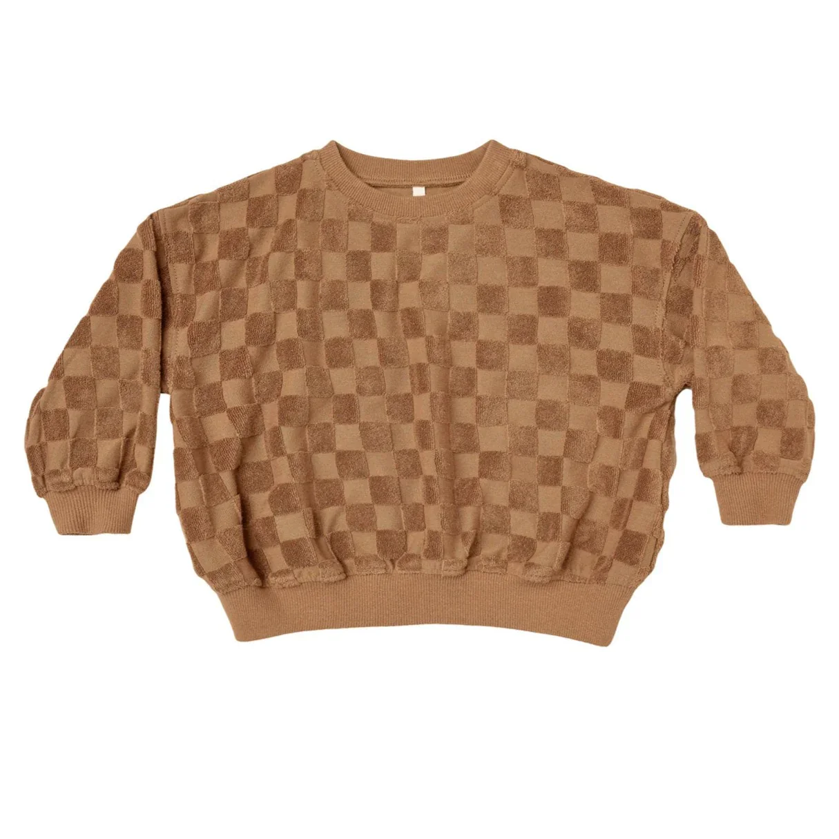 Rylee + Cru Kids Unisex RELAXED SWEATSHIRT – CAMEL CHECK