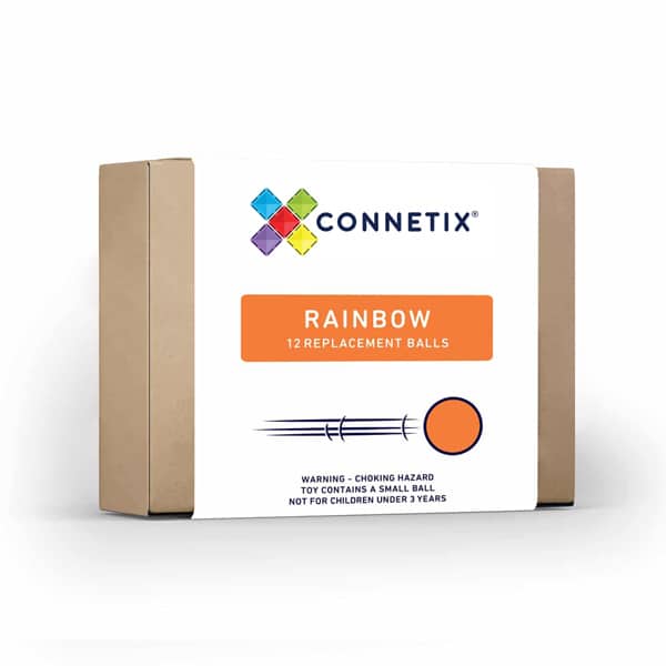 CONNETIX Rainbow Tiles – 12 Pieces Replacement Ball Pack