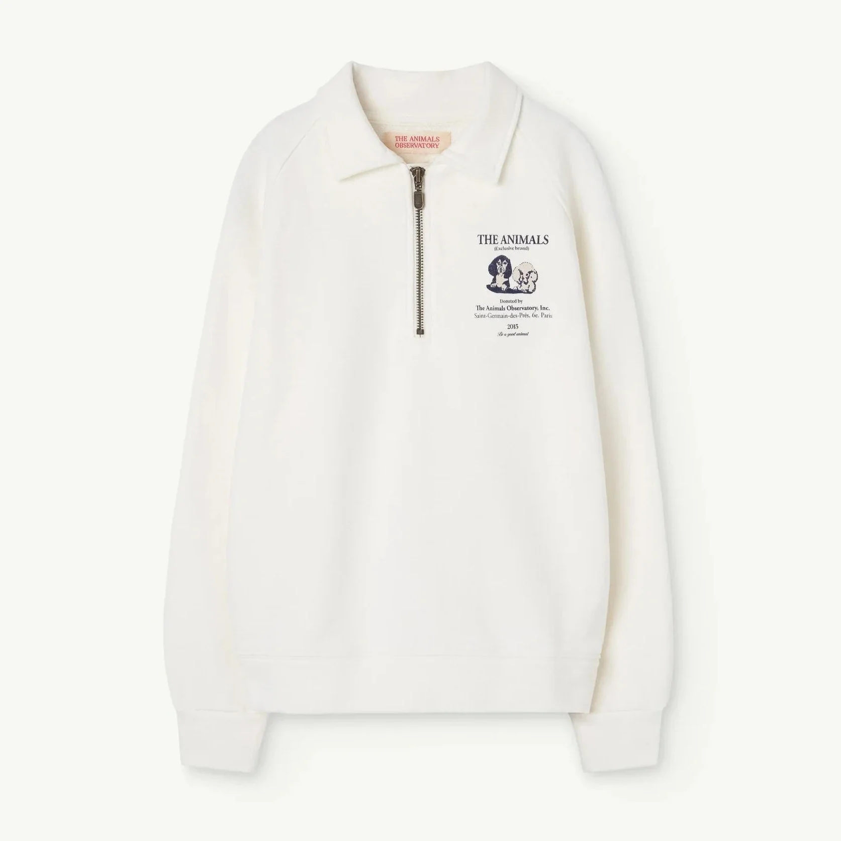 THE ANIMALS OBSERVATORY Kids White Seahorse Sweatshirt