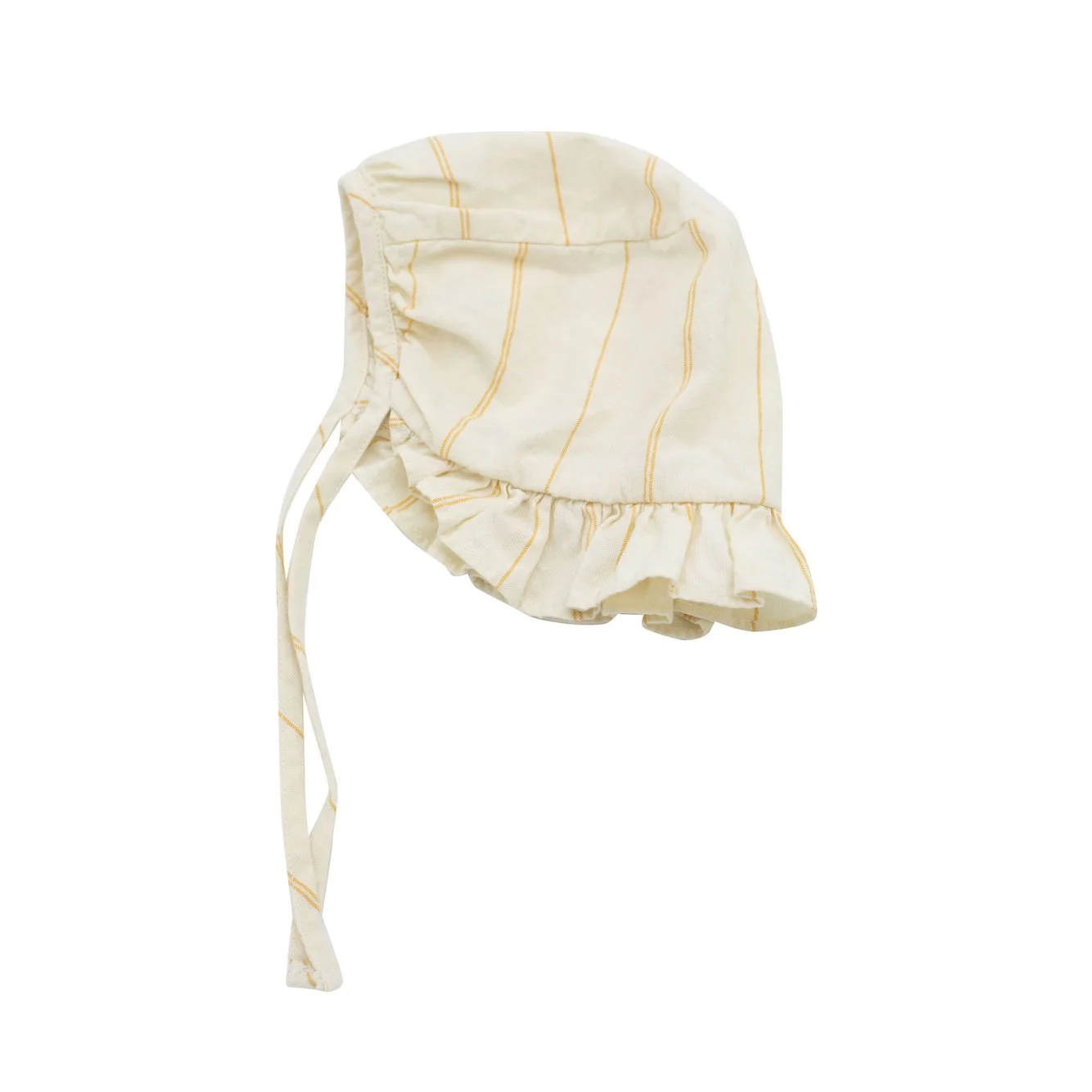 yellowpelota Kids Sun Stripe Bonnet in Yellow