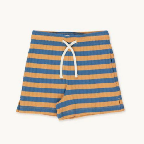 TINYCOTTONS Kids STRIPES SHORT in Night Blue Stripes 081