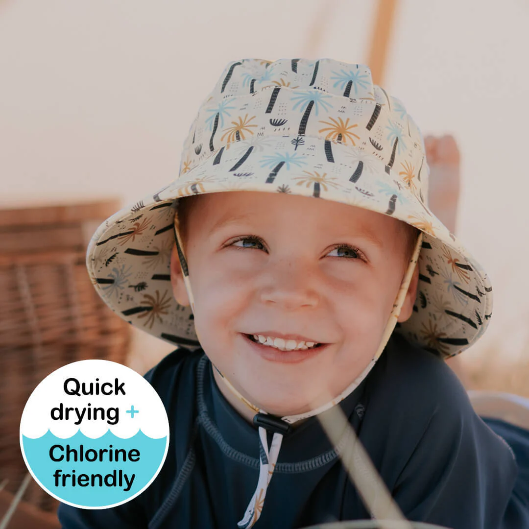 Bedhead Kids Classic Swim Bucket Sun Hat – Palm