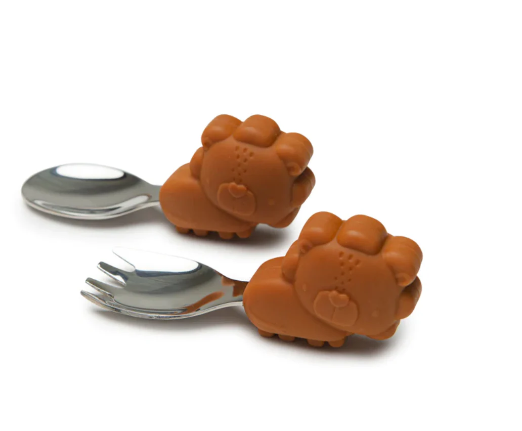 Loulou Lollipop Learning Spoon and Fort Set – Lion