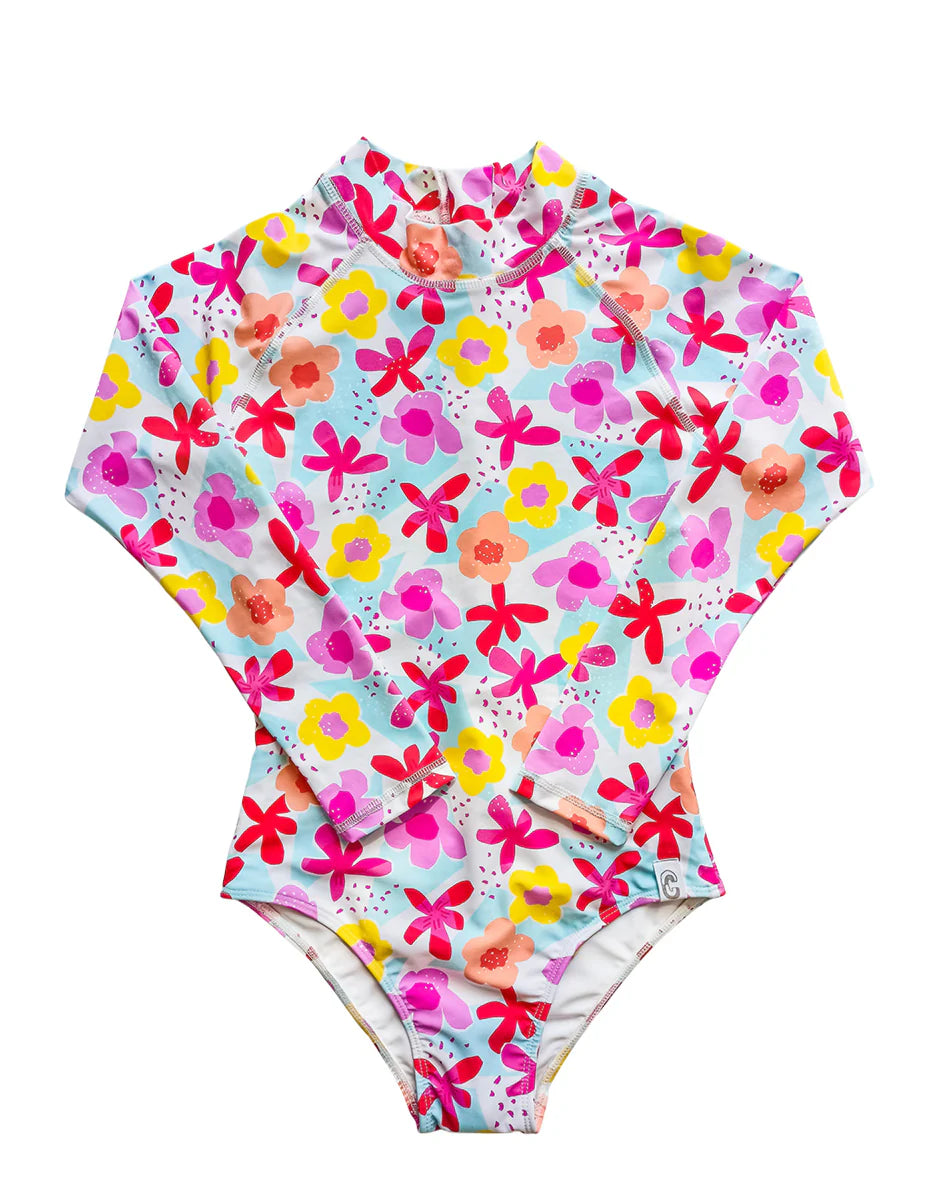 Cosmo Crew Kids Surf Suit Bashie – Seaflower 1-2Y