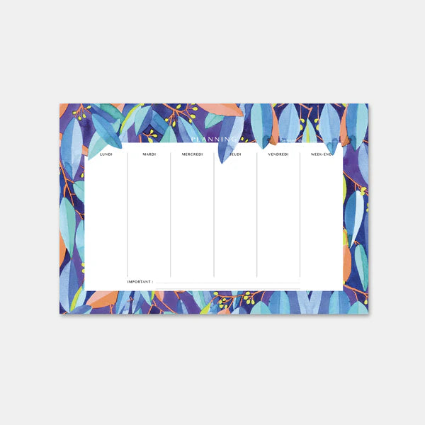 Quartier Libre Papier Free Quarter Planner Pad – Eucalyptus