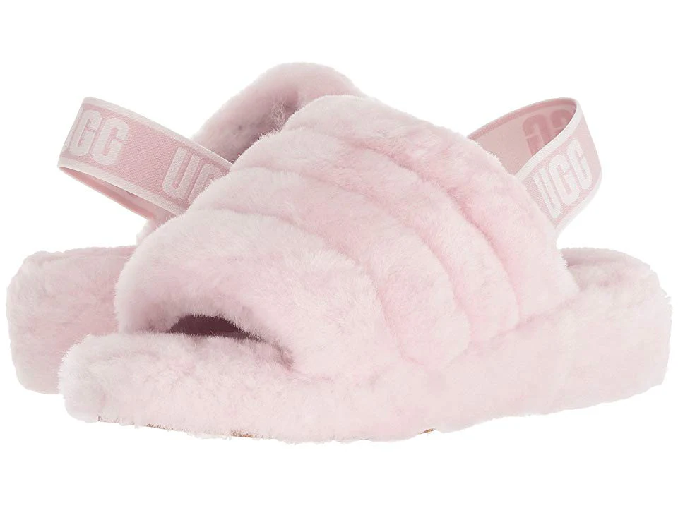 UGG Kids Girl Fluff Yeah Slide in Pink