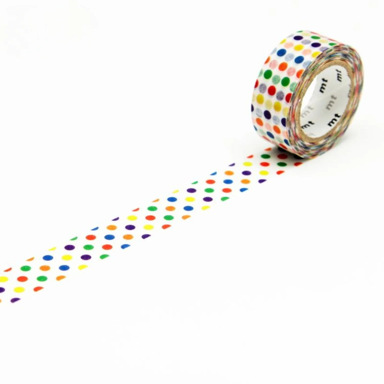 mt for kids Washi Tape – Colourful Dots – 15mm