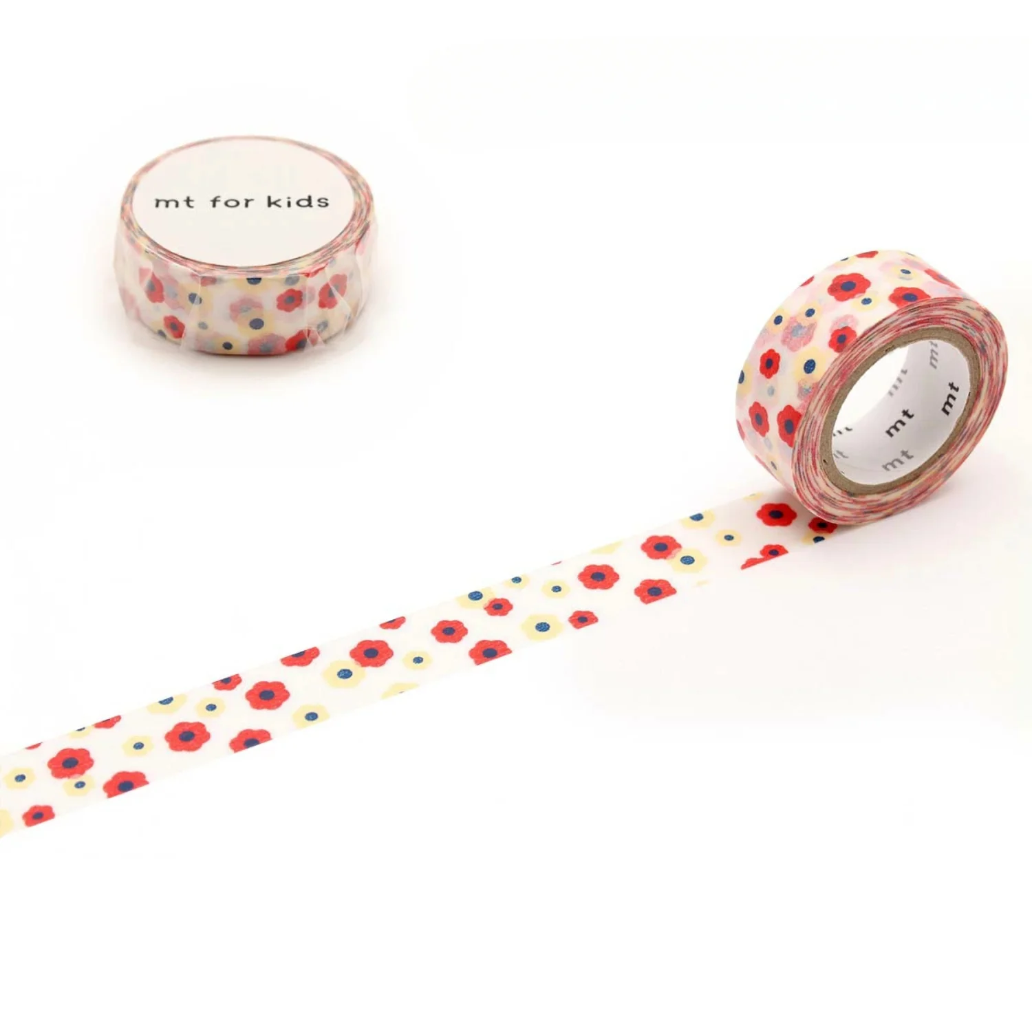 mt for kids Washi Tape – Motif Flower – 15mm