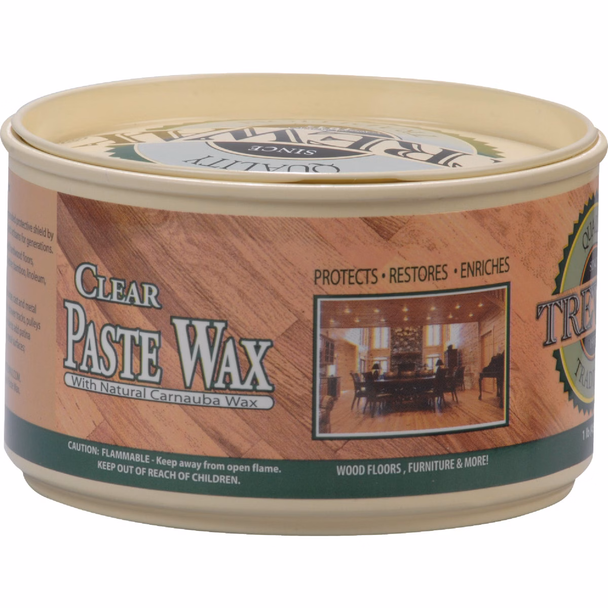 Trewax 12.35 Oz. Clear Paste Wax