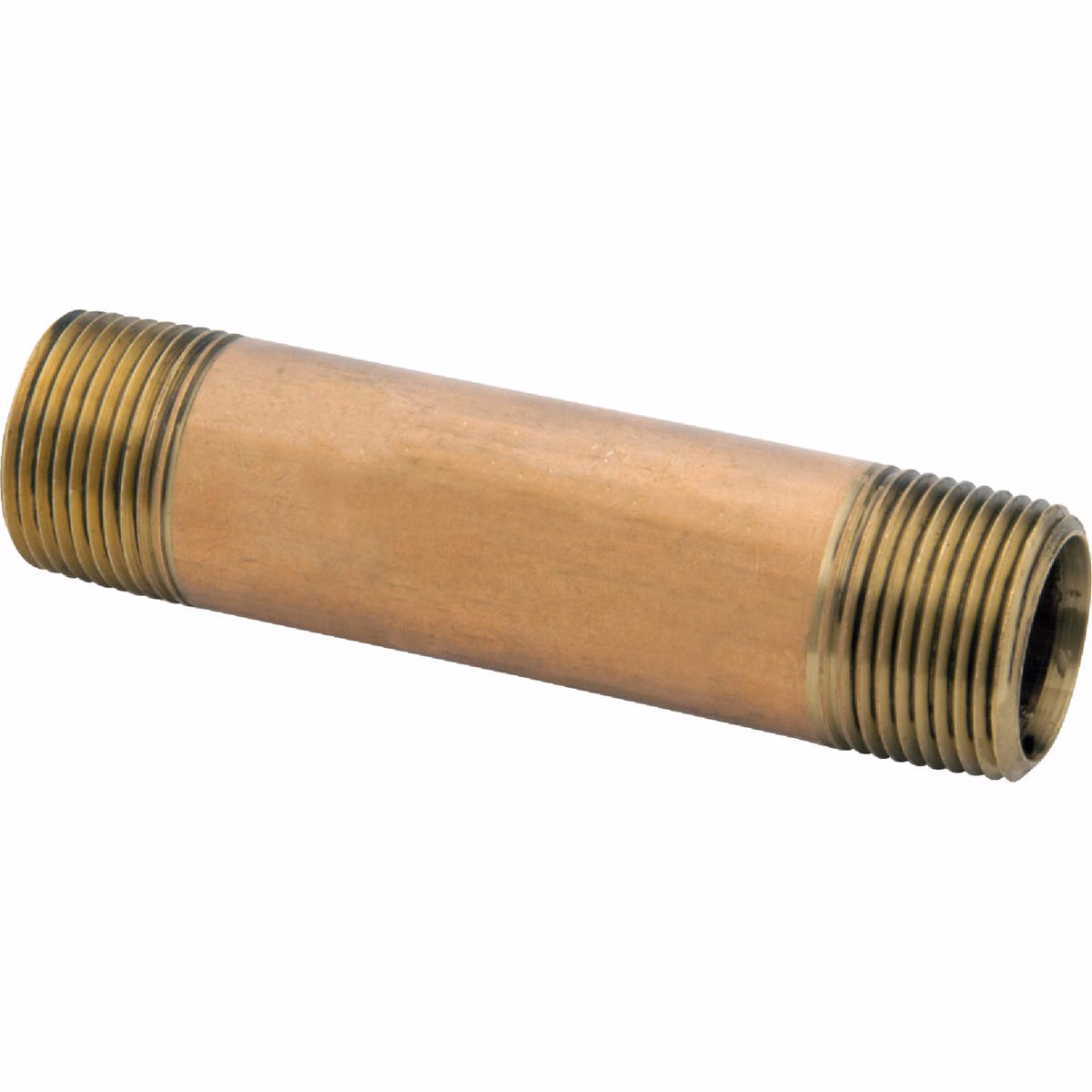Anderson Metals 3/8 In. x 5 In. Red Brass Nipple