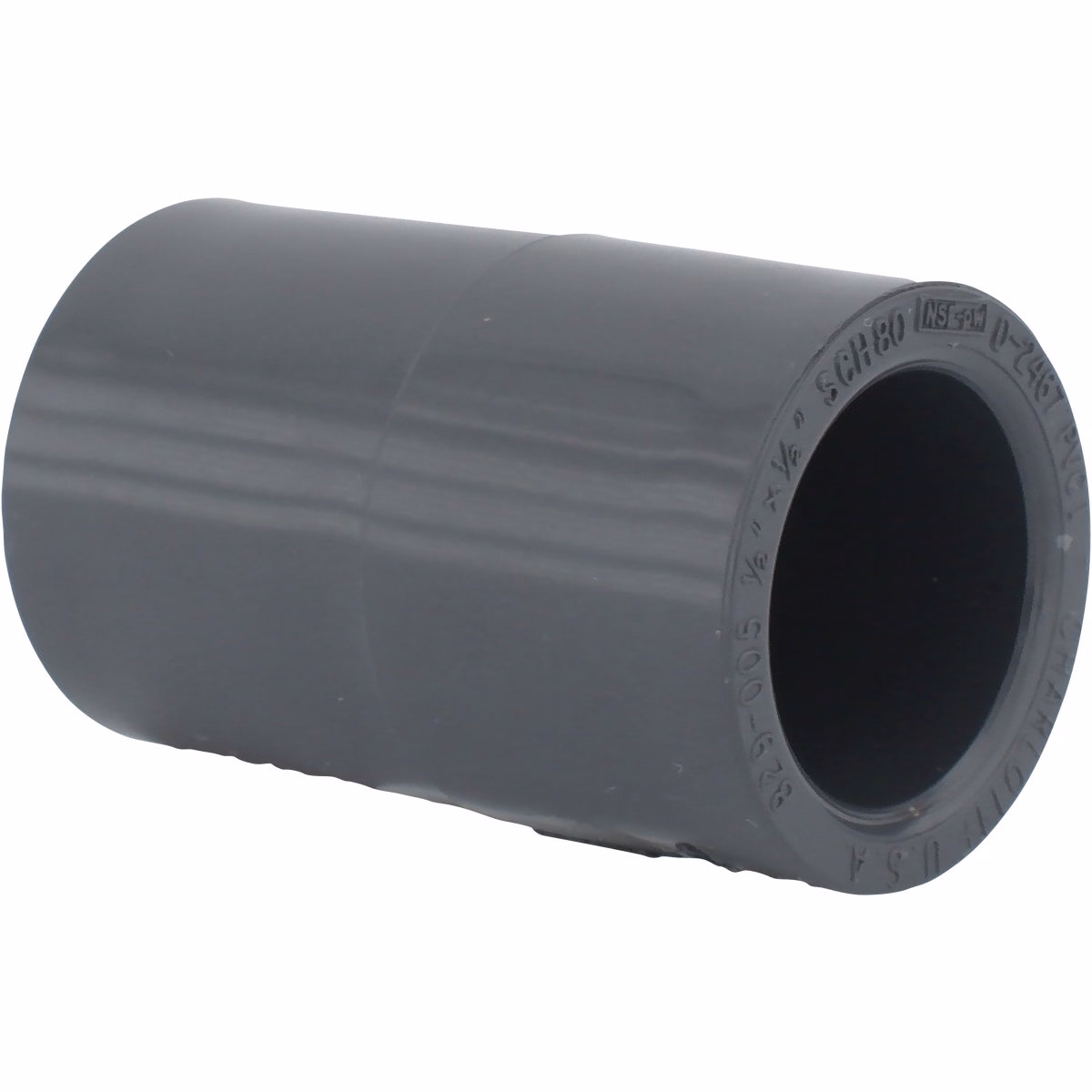 Charlotte Pipe 1/2 In. Sch. 80 Slip X Slip PVC Coupling