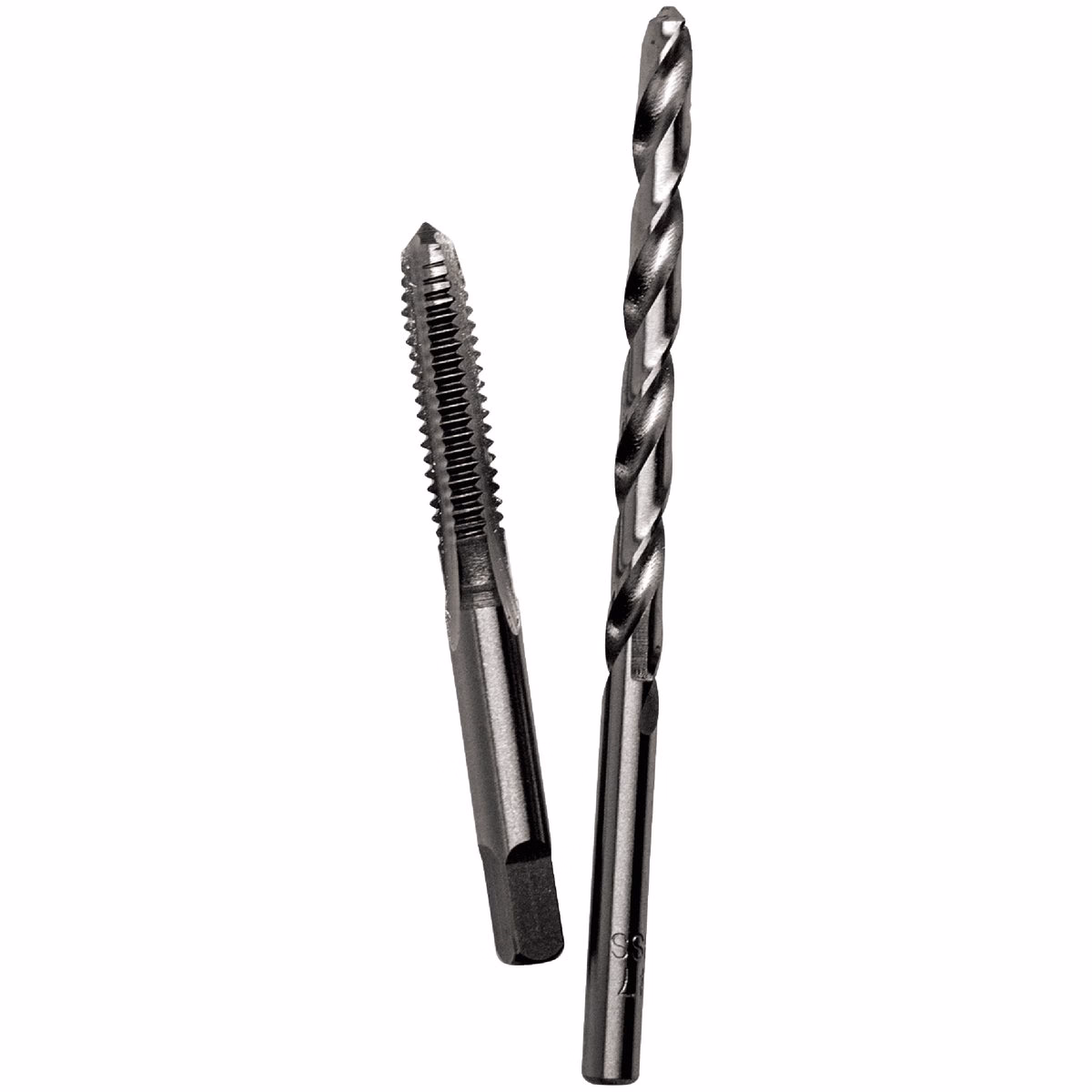 Century Drill & Tool 1/4-20 National Coarse Carbon Steel Tap-Plug and #7 Wire Gauge Drill Bit