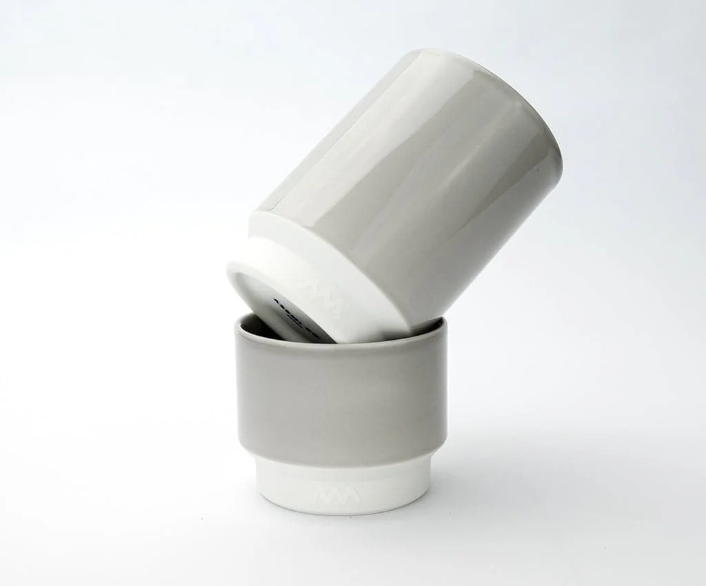 Asemi Hasami Cups Small – Light Grey