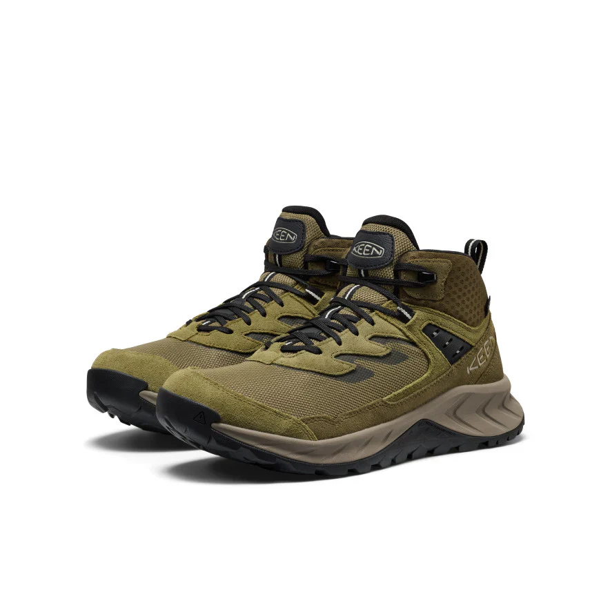 KEEN Men’s Hightrail Waterproof Hiking Boot – MARTINI OLIVE/DARK OLIVE