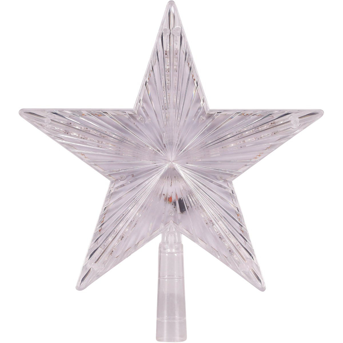 Alpine 8-Function LED 9 In. Star Christmas Tree Topper