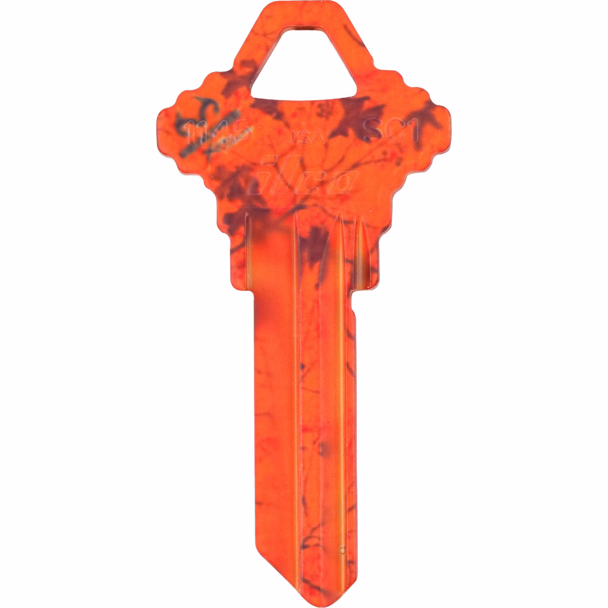 ILCO Schlage Realtree Blaze Orange Design Decorative Key, SC1 / KCSC1-RT XTRA ORANGE