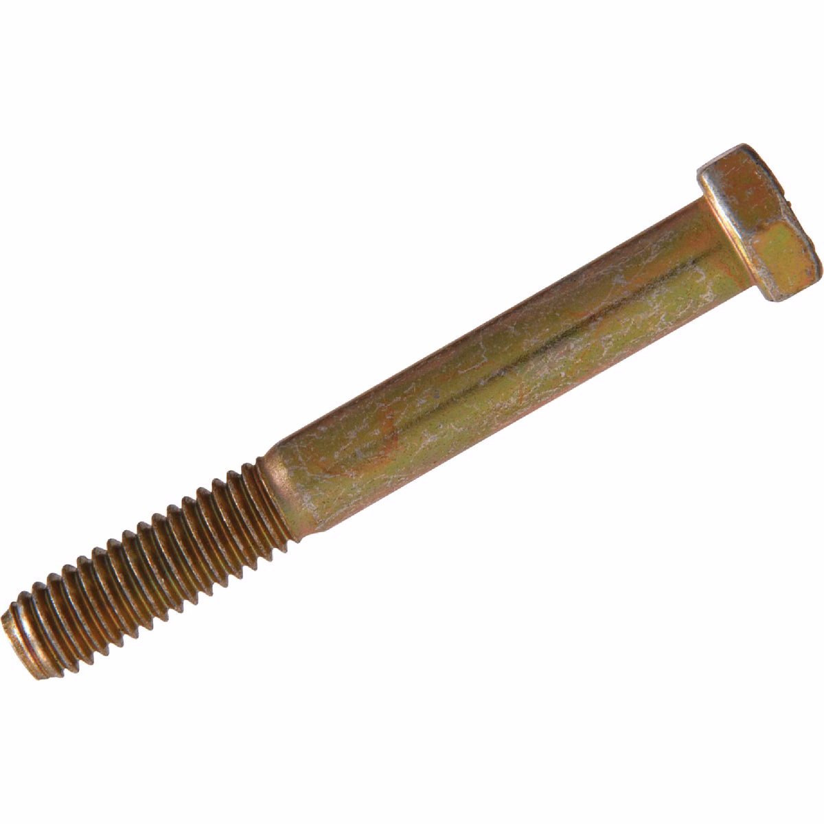 Hillman 1/2 In. x 1-1/2 In. Grade 8 Yellow Dichromate Hex Head Cap Screw (50-Count)