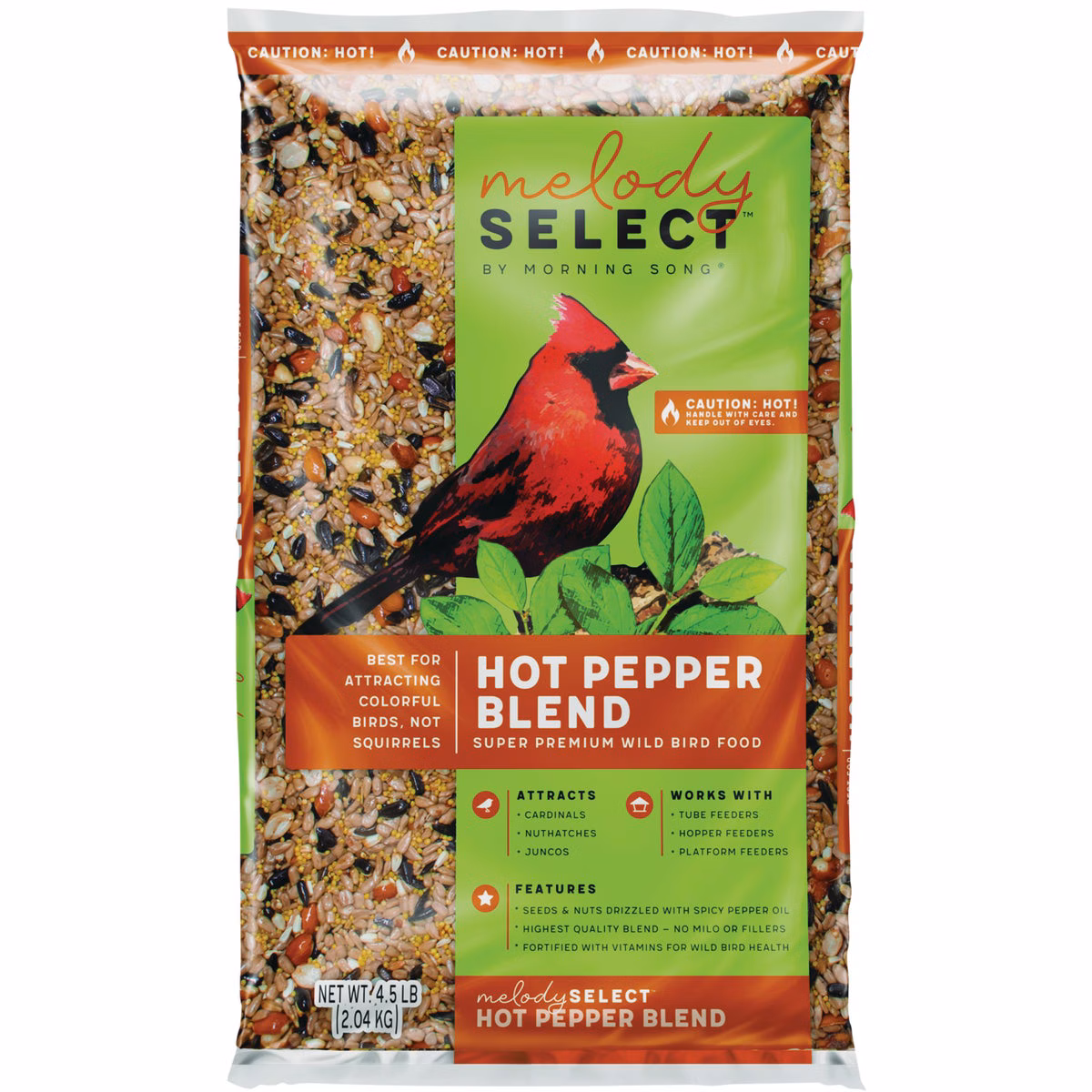 Melody Select 4.5 Lb. Hot Pepper Bird Food