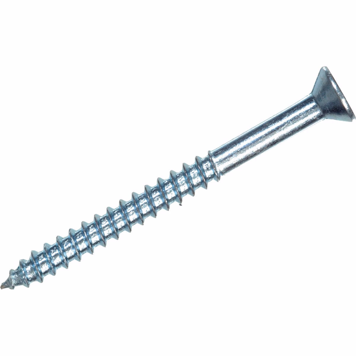 Hillman #8 x 1-1/4 In. Phillips Flat Head Zinc Chromate Wood Screw (15-Count)