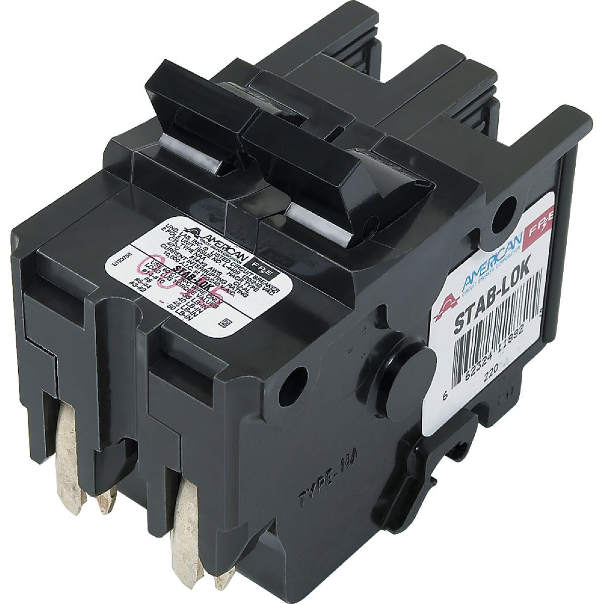 Connecticut Electric 60A Double-Pole Standard Trip Packaged Replacement Circuit Breaker For Federal Pacific
