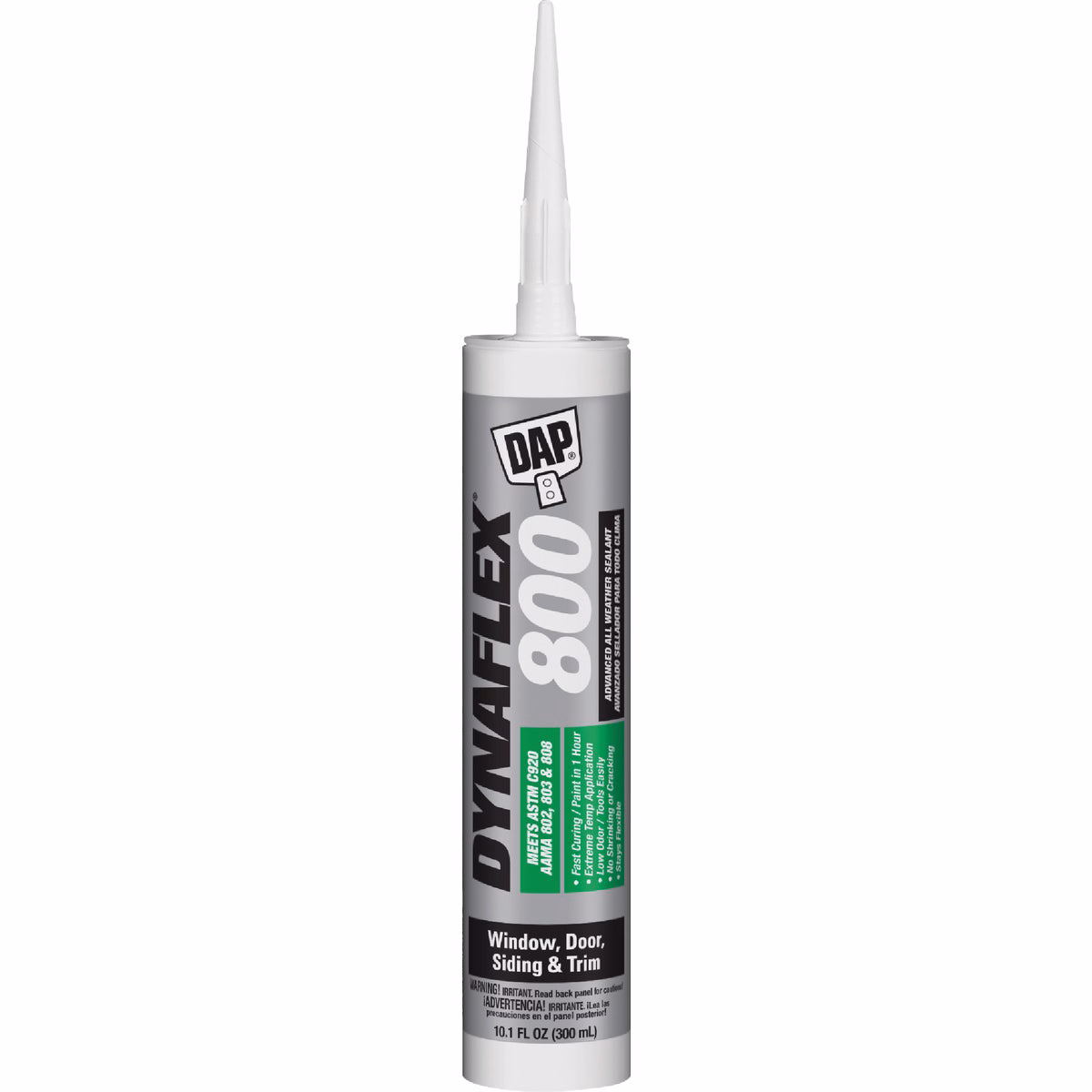 DAP Dynaflex 800 10.1 Oz. Advanced Window, Door, Siding, & Trim Polymer Sealant – Clear
