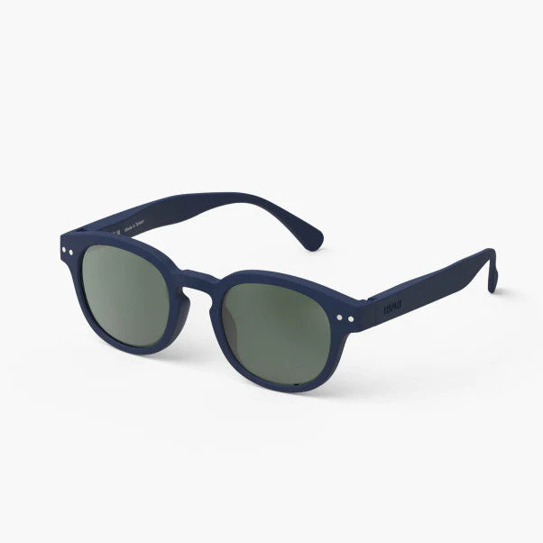 IZIPIZI PARIS Kids Polarized Sunglasses in Square #C – Navy Blue