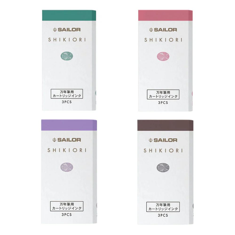 Sailor Shikiori Ink Cartridges Sansui Collection