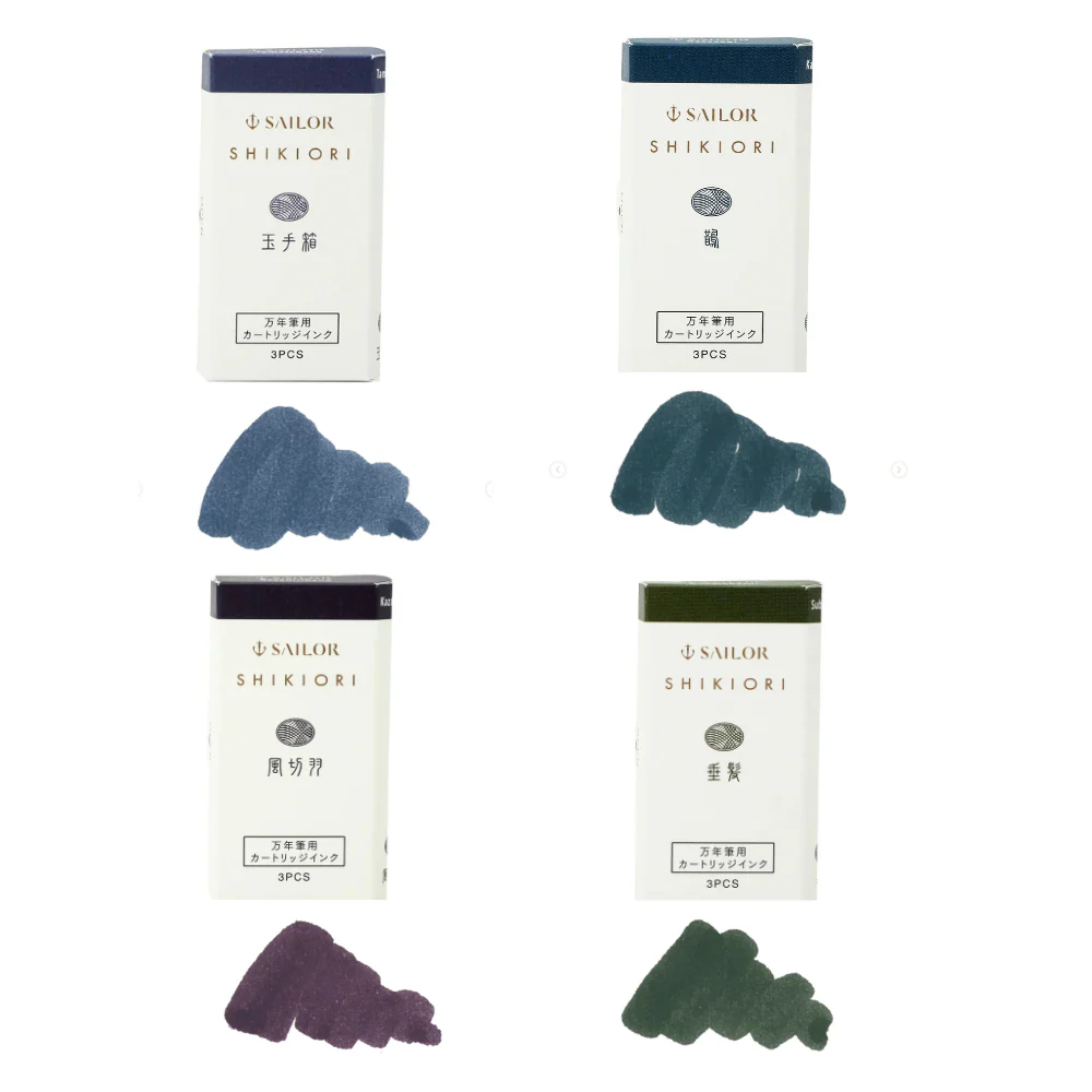 Sailor Shikiori Ink Cartridges Fairy Tales Collection