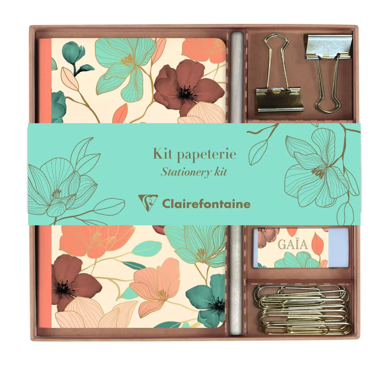 Clairefontaine Gaïa Beige Stationery Kit