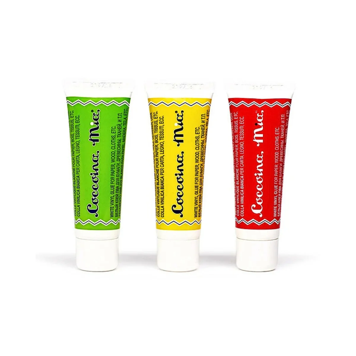 Coccoina 668B Mia Vinyl Glue – Blister Pack of 3 x 25g Tubes