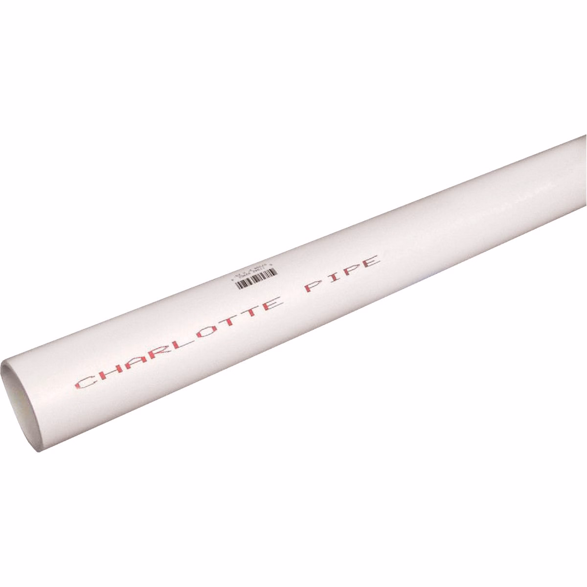Charlotte Pipe 4 In. x 20 Ft. Cold Water Schedule 40 PVC Pressure Pipe, Belled End
