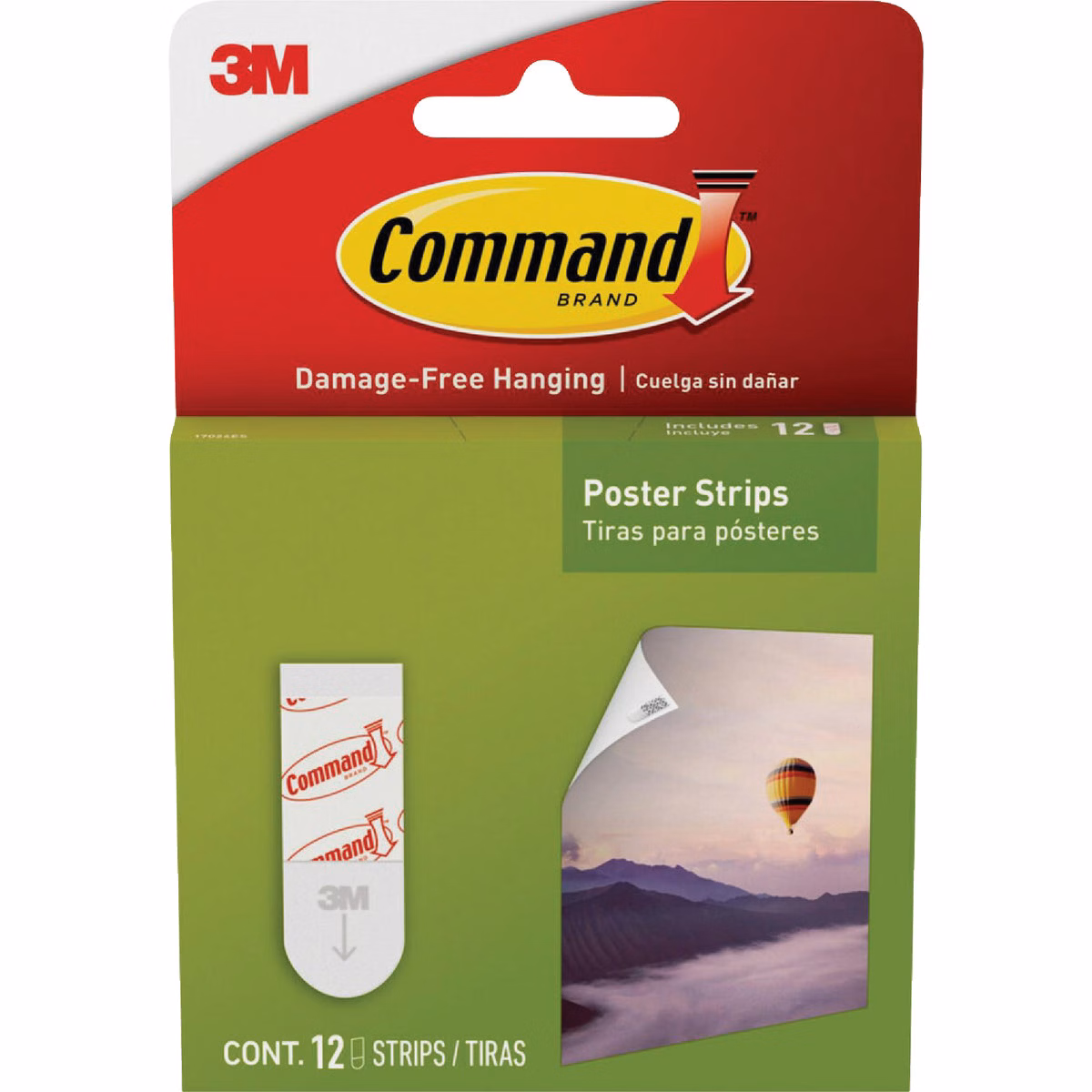 Command Poster Strips, 12 Strips