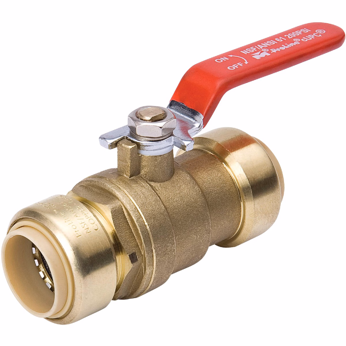 ProLine Brass 1/2 In. PF x 1/2 In. PF Ball Valve