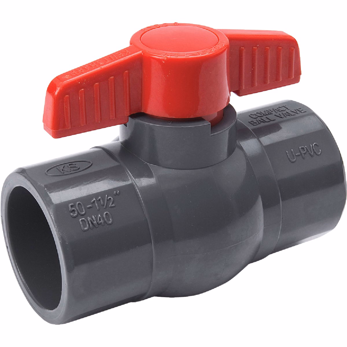 ProLine 1-1/2 In. Solvent x 1-1/2 In. Solvent PVC Ball Valve