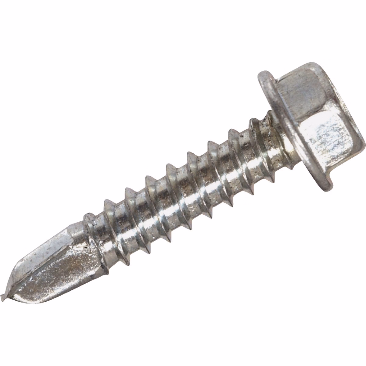 Hillman 1/4 In. – #14 x 2 In. Hex Washer Head Self-Drilling Sheet Metal Screw (100-Count)