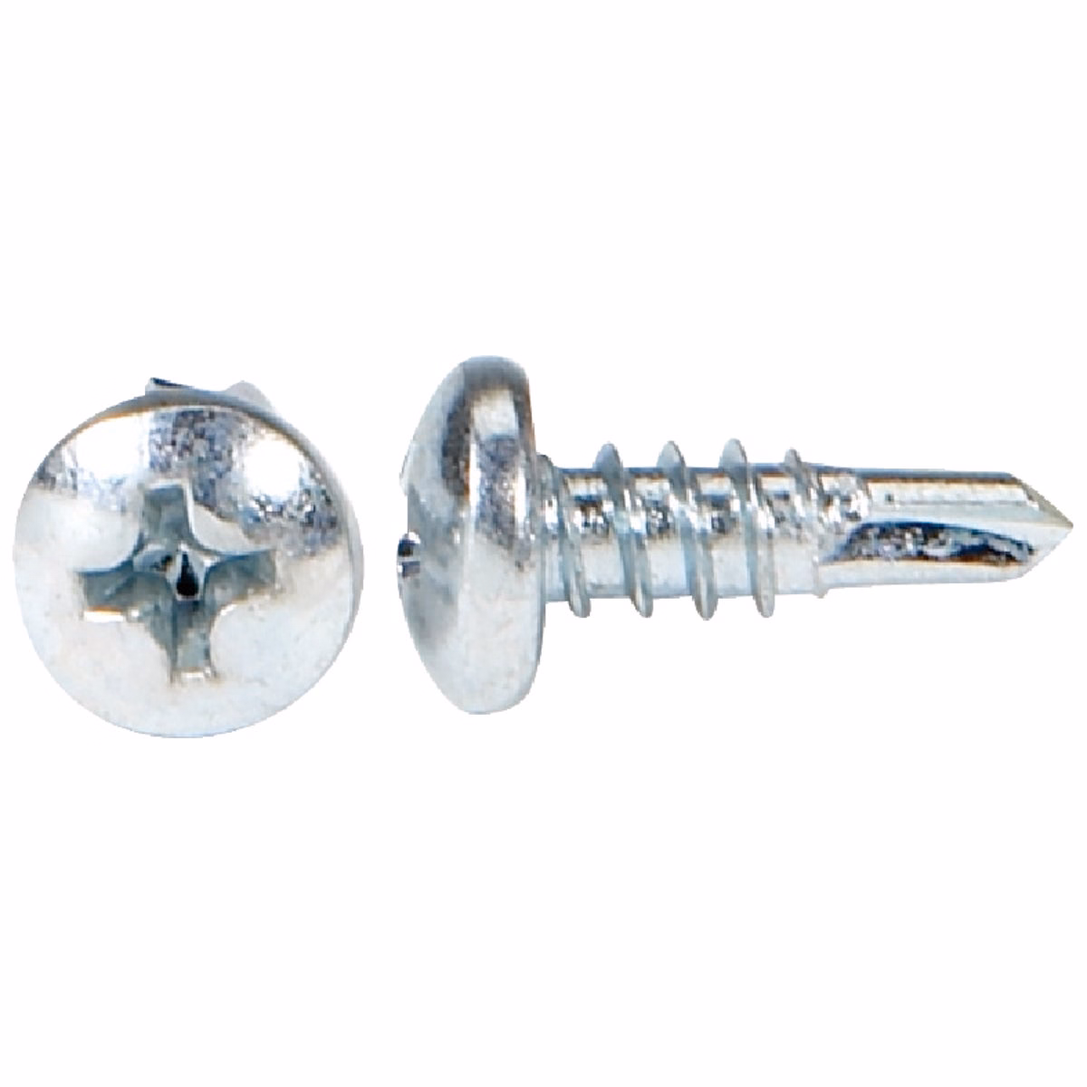 Hillman #8 – 18 x 1/2 In. Phillips Pan Head Self-Drilling Sheet Metal Screw (100 Ct.)