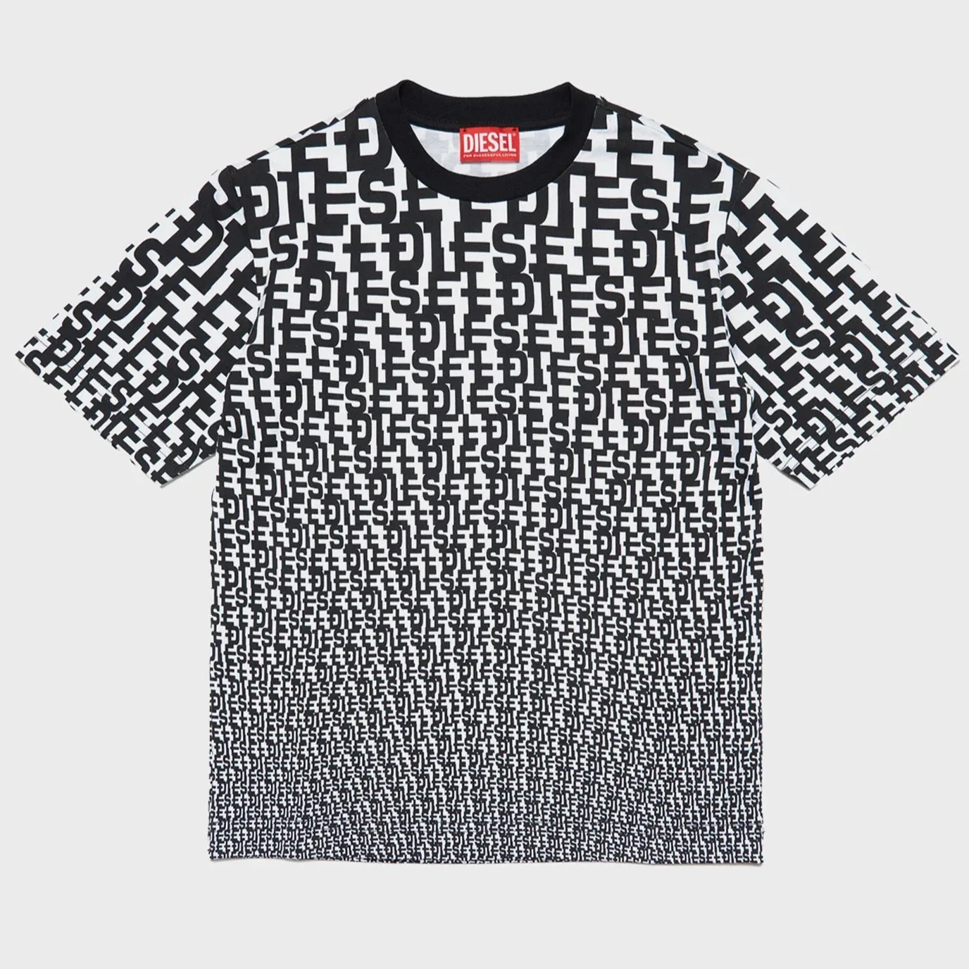 Diesel Kids T-shirt with TLANG OVER Pattern – 8Y