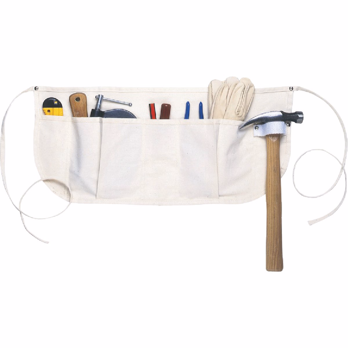Custom Leathercraft 5-Pocket Canvas Nail Apron