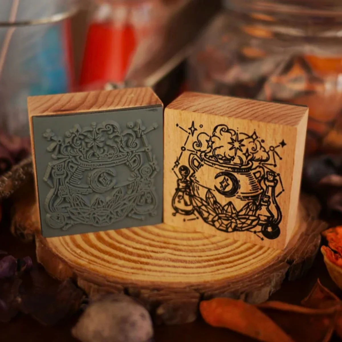 Dominant Industry Wood Stamp