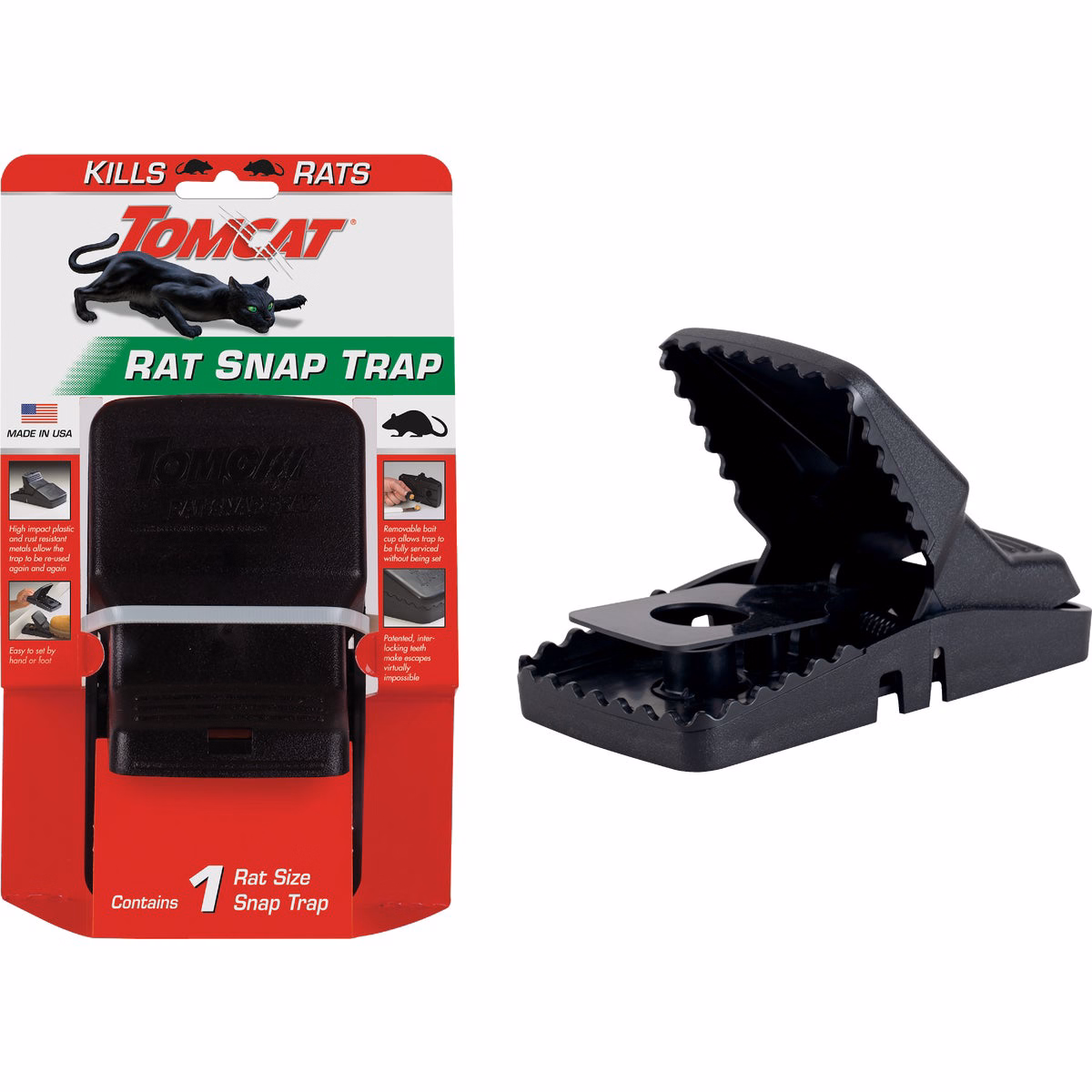 TOMCAT Rat Snap Mechanical Trap (1-Pack)