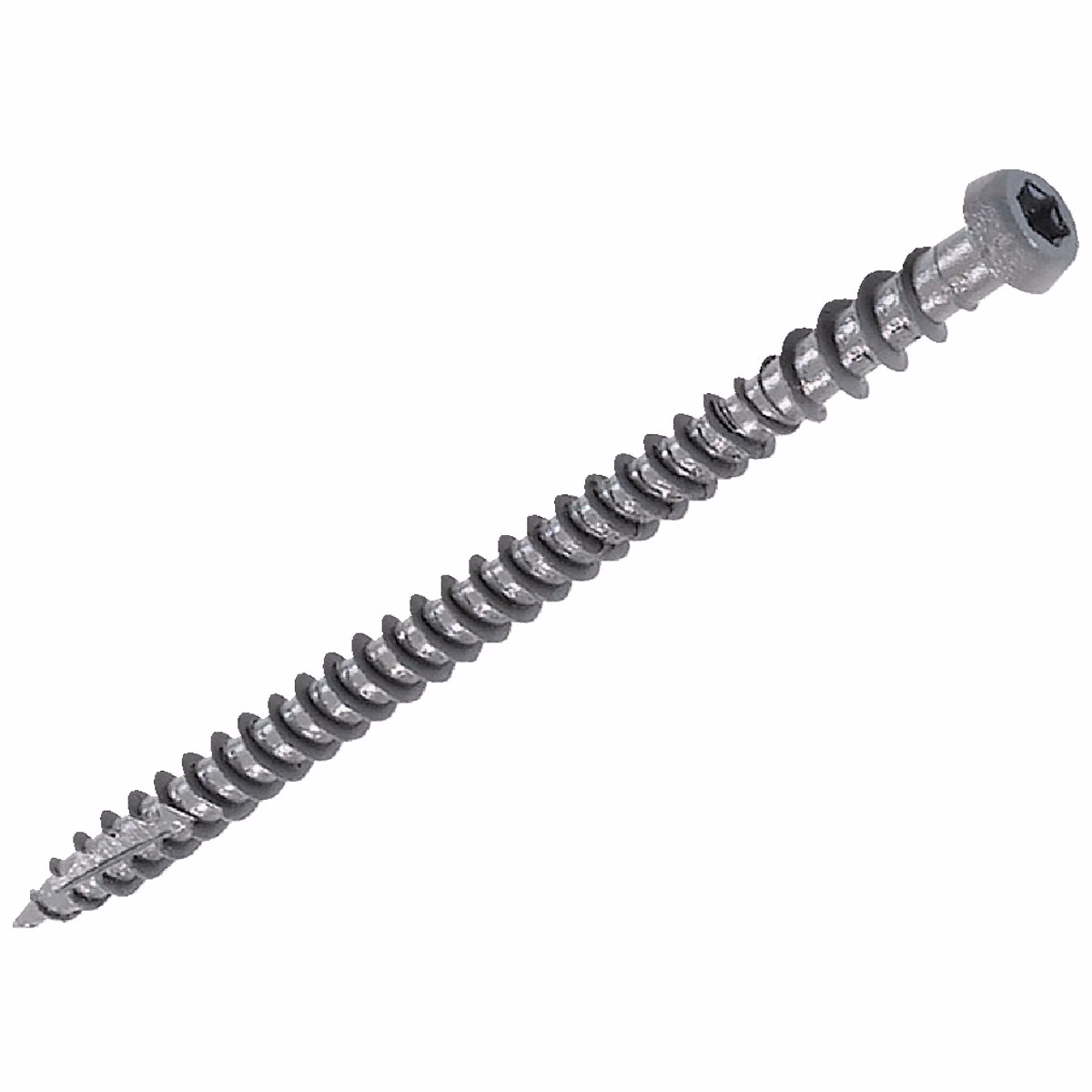 Fastenmaster TrapEase #10 x 2-1/2 In. Gray Ultimate Composite Deck Screw (350-Count Pail)