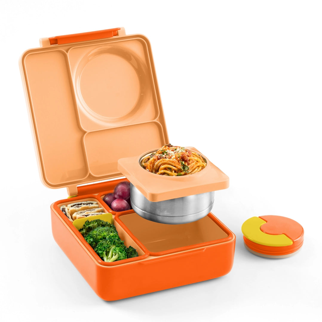 OmieBox Lunch Box – Poppy Orange 3-7Y