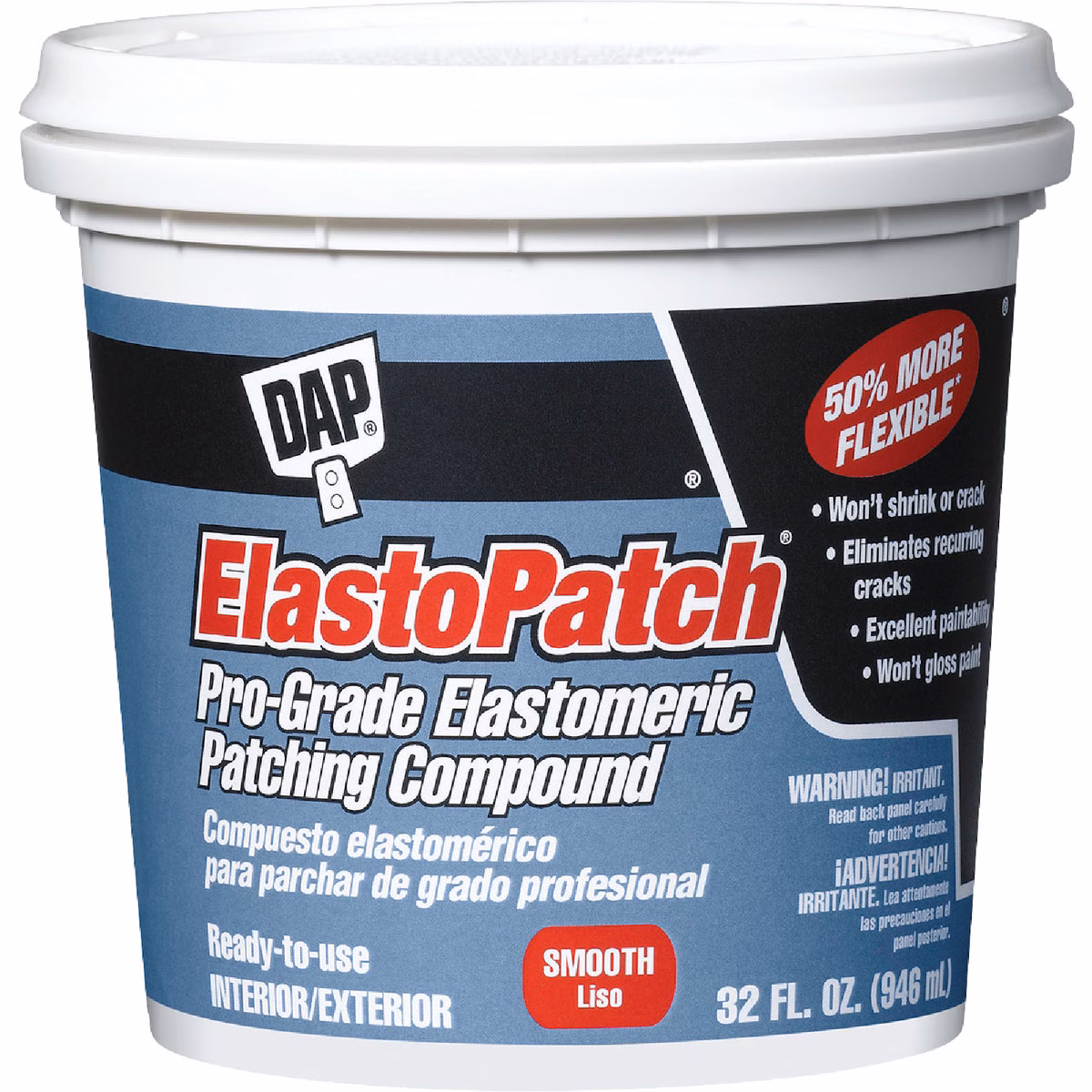 DAP ElastoPatch Quart White Patching Compound