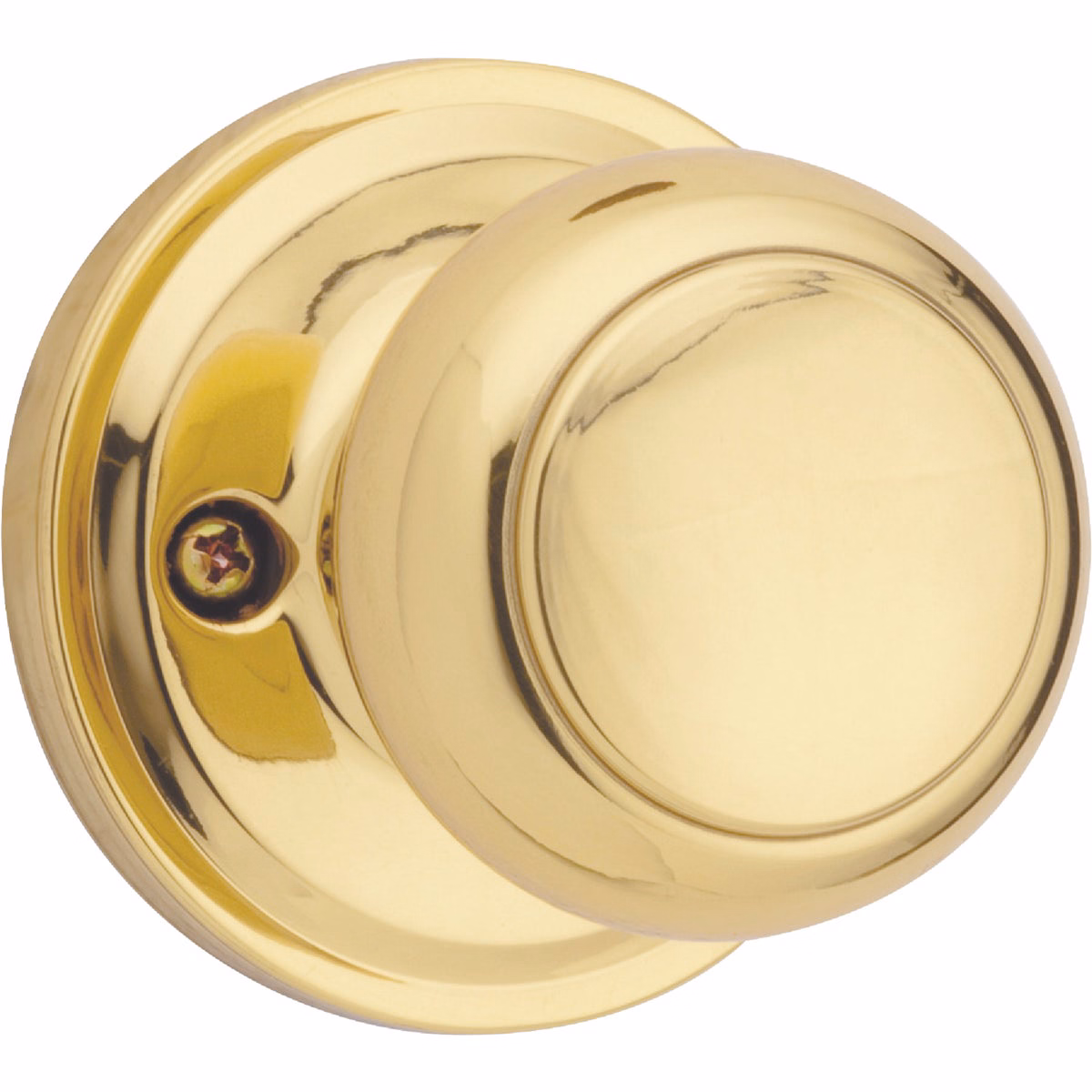 Weiser Polished Brass Troy Dummy Door Knob