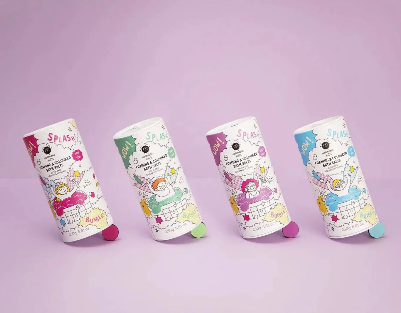Nailmatic Kids Foaming & Coloured Bath Salts