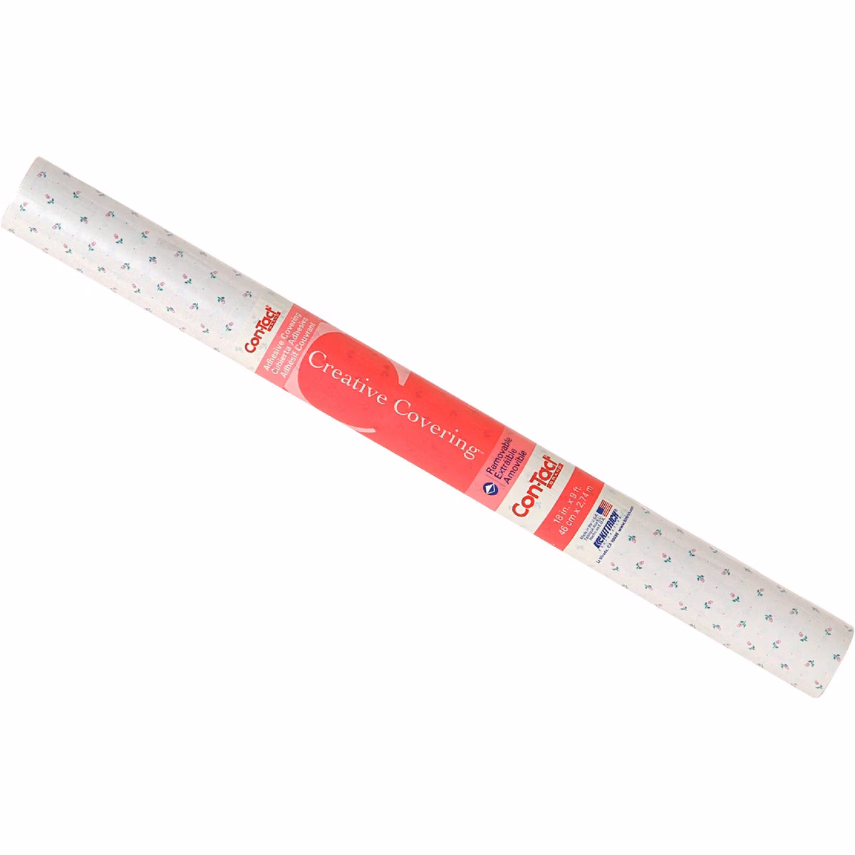 Con-Tact Creative Covering 18 In. x 9 Ft. Rosebud Self-Adhesive Shelf Liner