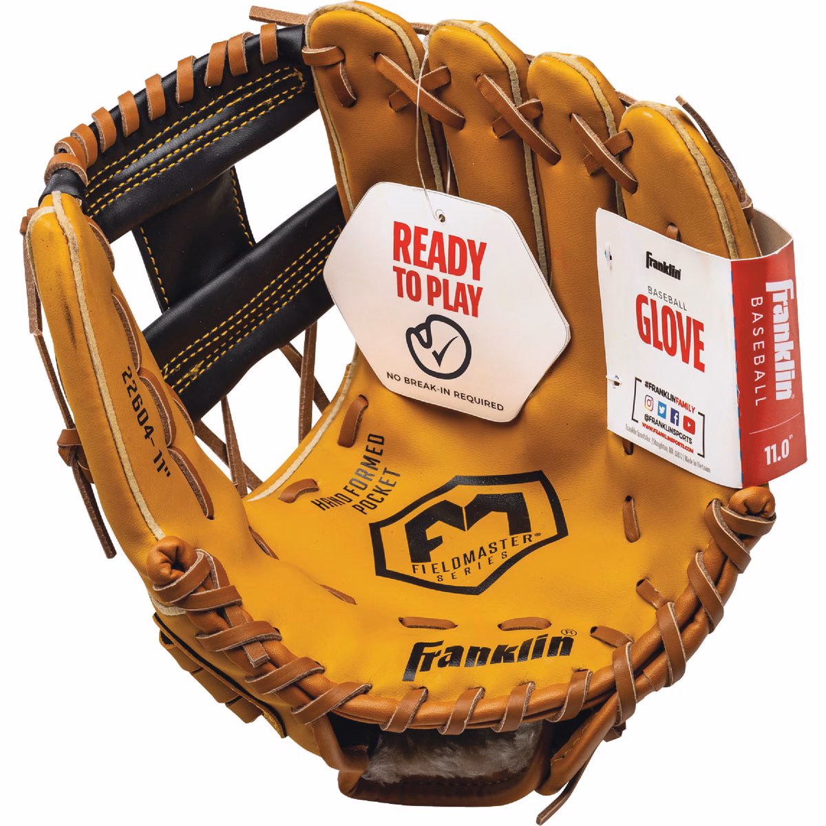 Franklin Field Master Series 11 In. Youth Right-Handed Thrower Baseball Glove