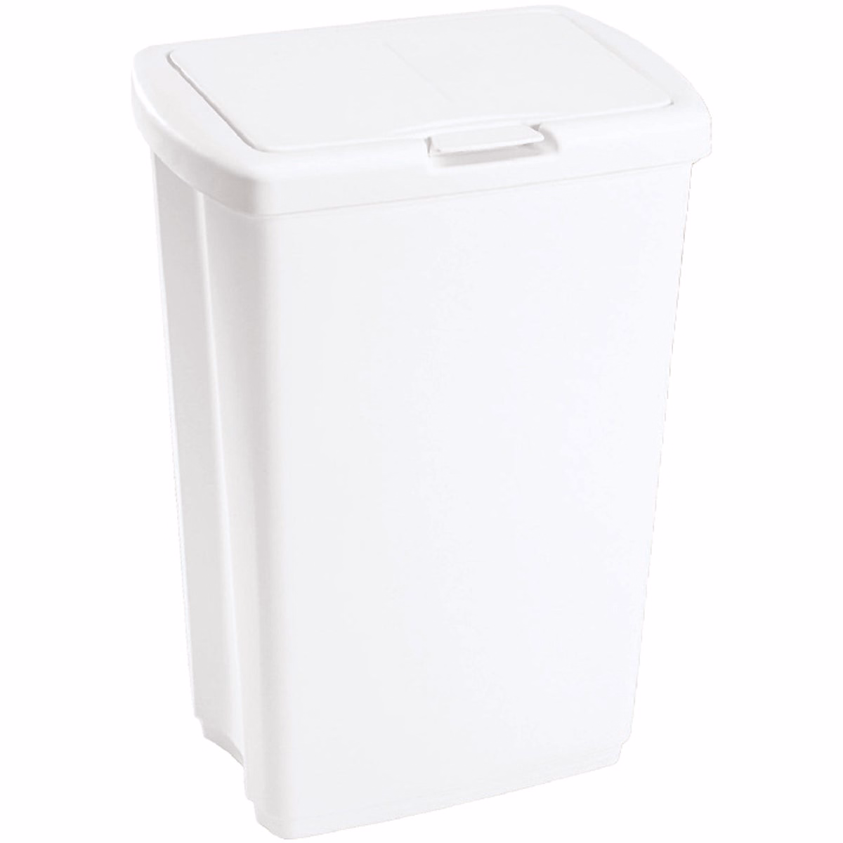 Rubbermaid 53 Qt. White Wastebasket with Lid