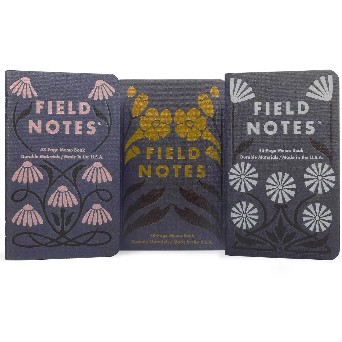 Field Notes “Fall Flowers” 3-Pack Limited Edition Notebooks
