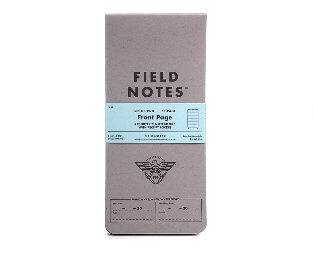 Field Notes Front Page Reporter’s Notebook – Set of 2